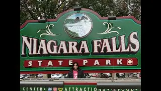 Magnificent Niagara falls from the American side