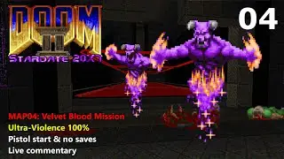 Doom II: Stardate 20X7 - MAP04: Velvet Blood Mission - Ultra-Violence 100%