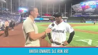 XAVIER EDWARDS POST-GAME VS. BAL (7/24)
