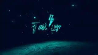 FastLogo - Neon Power Logo Reveal
