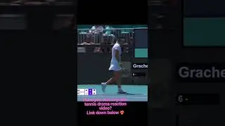 Tennis hard court drama 👀🔥 #tennis #daniellecollins #wimbledon #novakdjokovic #carlosalcaraz