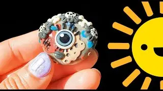 HOW TO MAKE PLUTO 💀🏛️ SOLAR SYSTEM WITH POLYMER CLAY 👁️ Clay Modelling