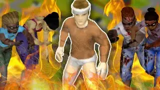 Project Zomboid But My Entire Body Is Burned