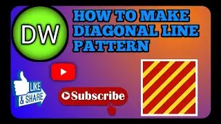 how to make diagonal line pattern || diagonal line pattern in Photoshop