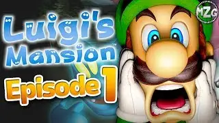 Luigi's Mansion 3DS Gameplay Walkthrough - Episode 1 - Where is Mario!? Area 1! (Nintendo 3DS)