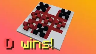 Tic Tac Toe with Command Blocks - Making Flash Games (not really) in Minecraft