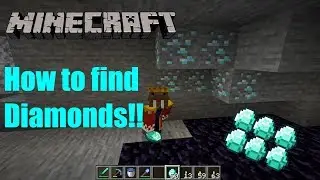 Fastest and Easiest Way to Find Diamonds In Minecraft!!