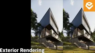 Enscape 4.1 For SketchUp | 045 Realistic Exterior Rendering Forest House