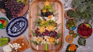Christmas Tree Cheese Board