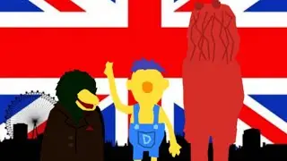 Three puppets in London