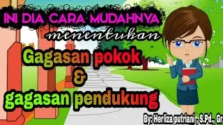 cara mudah menentukan gagasan pokok dan gagasan pendukung #kelas4,5,6