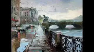 Люблю тебя Петра творенье. Художник Бэгги Боем
