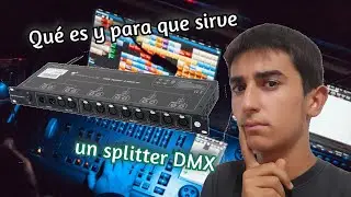 💡Qué es un splitter dmx | splitter dmx para que sirve | splitter dmx 512
