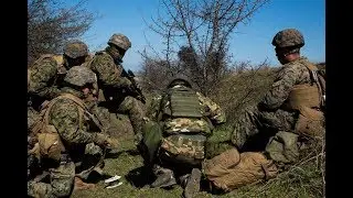 U.S. Marines conduct exercises at the site in Romania