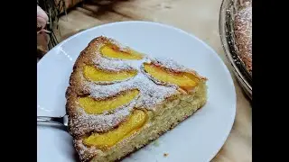 ПЕРСИКОВЫЙ ПИРОГ НА ТВОРОЖНОМ ТЕСТЕ / PEACH PIE ON COTTAGE CHEESE DOUGH