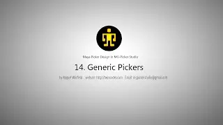 14. Design Generic Picker