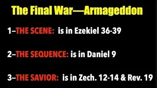 THE FINAL DAYS MAP--The One Place In The Whole Bible That Gives Us The Exact Countdown To The End