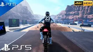Monster Energy Supercross 6 - Next Gen PS5™ | Honda CRF 450R Gameplay [4K HDR 60FPS]