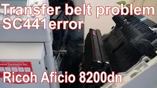 Ricoh Aficio 8200dn | Dirty Printing  | SC441 error