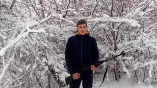 Охота с пневматикой на фазана!