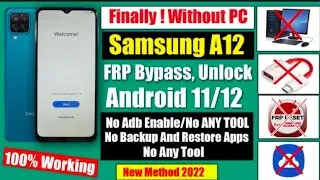 Samsung A12 Frp Bypass Android 11 Without PC New Method 2022 ...