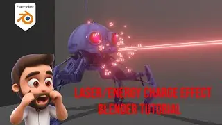 Blender Eevee /cycles Laser/Energy Charging FX Effect Tutorial