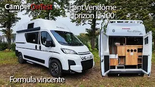 Font Vendome Horizon H100: van intramontabile, offre grande abitabilità in meno di 5 metri e mezzo