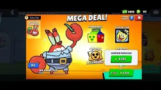 Purchasing MR. KRABS TICK And Unlocking New Brawler Moe