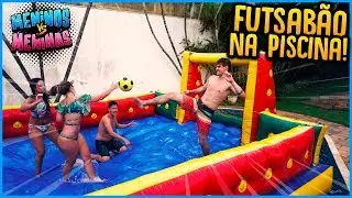 MENINOS VS MENINAS: FUTSABÃO NA PISCINA!! [ REZENDE EVIL ]