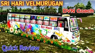 SRI HARI VELMURUGAN || DVN Coach || Quick Review || Upcoming Bussid Mod || @bussidxpressgaming_BXG