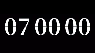 7 hours countdown, Timer & alarm flip clock.