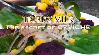 Tiger's Milk Recipe | Leche de Tigre | How to make peruvian Ceviche, tigers milk | Secret of Ceviche