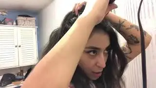 Brunette Girl Goes Bald