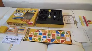 PICTIONARY QUICK DRAWING BOARD AND GUESSING GAME UNBOXING, REVIEW AND CLOSE UP LOOK