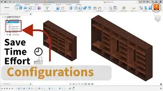 Save Time and Effort: Design Faster with Fusion 360 Configurations #fusion360 #fusion360tutorial