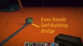 Minecraft - How To Make A Self-Building Bridge [Doesn't Work Anymore]