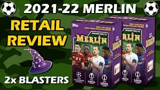 Best Bang For Buck? 2021-22 Topps Merlin Chrome UEFA Soccer Retail Blaster 2x Box Review