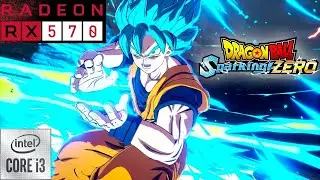 DRAGON BALL: Sparking! ZERO Gameplay on core i3 10100f and amd rx 570