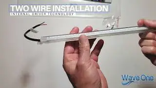 Wave One Marine | 16" RGBW LED Utility Courtesy Accent Light Strip | Internal Driver Surface Mount