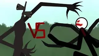 Slender Man vs. Siren Head (REMASTERED) ~ Sticknodes Animation