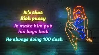 MADAM DIXIE- RICH PU$$Y (LYRIC VIDEO)