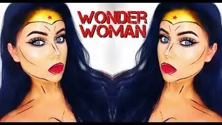 Wonder Woman Pop Art Makeup Tutorial