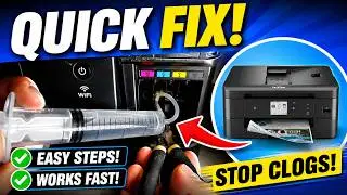 Brother Printer MFC-J1170dw MFC-J1010DW MFC-J1012DW -  Printhead Cleaning - Not Printing FIXED