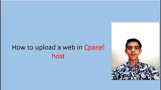 How to upload a web in Cpanel host.