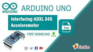 How to interface Arduino uno with adxl345/accelerometer and servo motor sg90