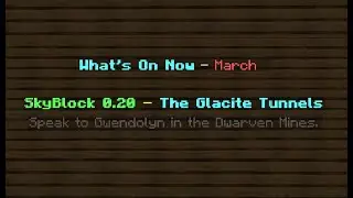 [March 21st] Glacite Tunnels Alpha Testing | Hypixel SkyBlock