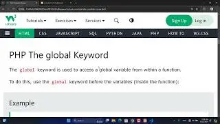 Scope of Variables in PHP || GLOBAL || LOCAL || STATIC