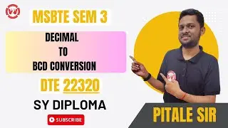 Decimal to BCD | SY Diploma | SEM 3 DTM / DTE