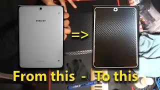 Let's vinyl wrap Samsung Tablet Tab 2 back cover