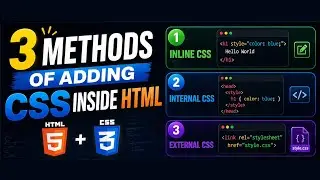 How to Add CSS to HTML (3 Methods Explained for Beginners)”